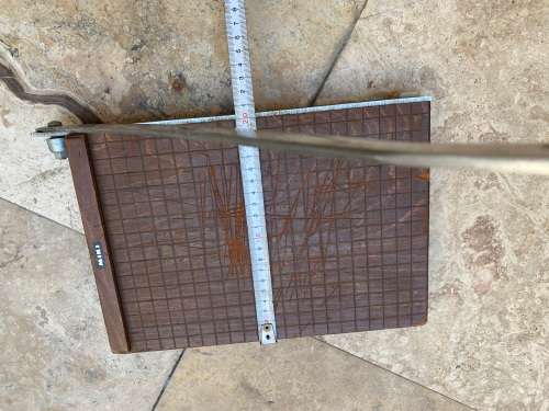 vintage Miki paper guillotine  cutter Japan