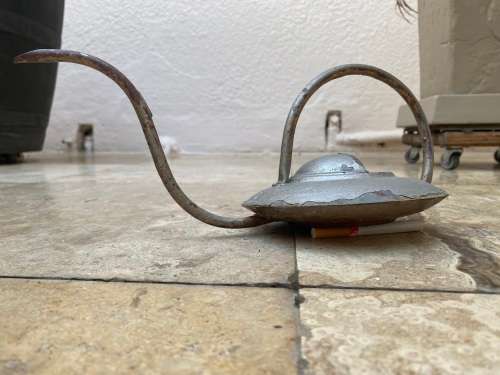 vintage copper oil can long nose