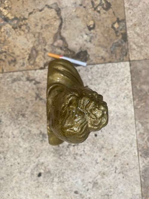 Vintage David bust statue Gold