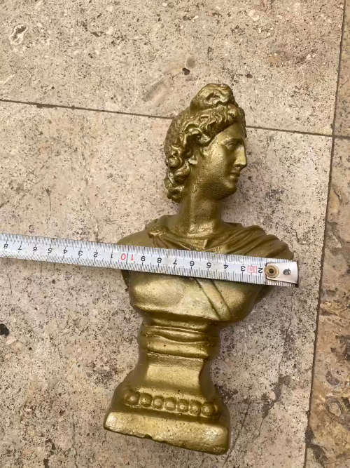 Vintage David bust statue Gold