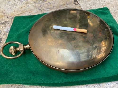 De Villiers & son Charles Greig clock Replica Railway heavy brass wall Clock