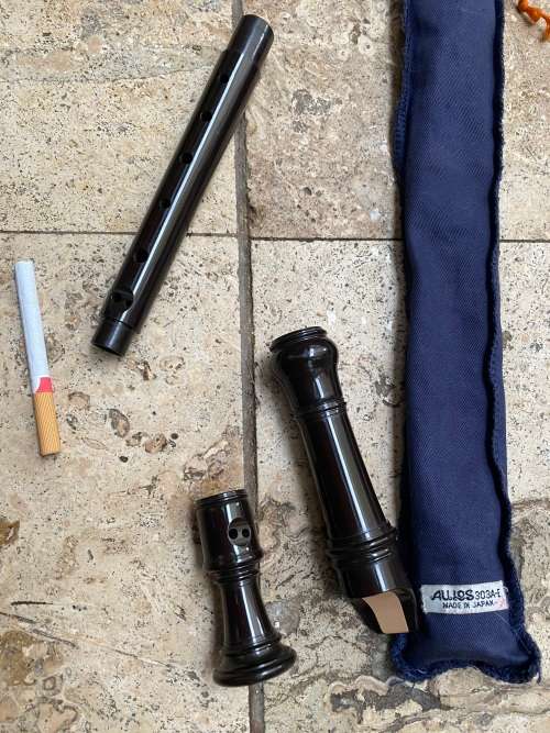 allios recorder woodwind 303 A-E made in Japan