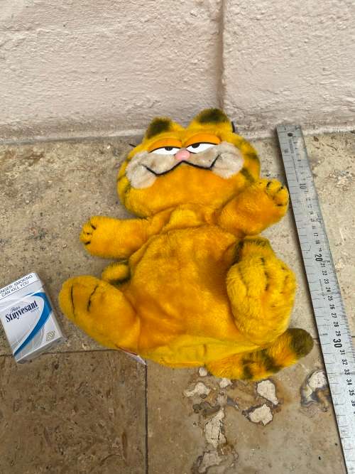 vintage Garfield puppet Plush hand puppet doll