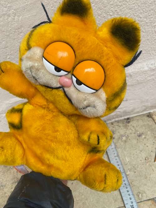 vintage Garfield puppet Plush hand puppet doll