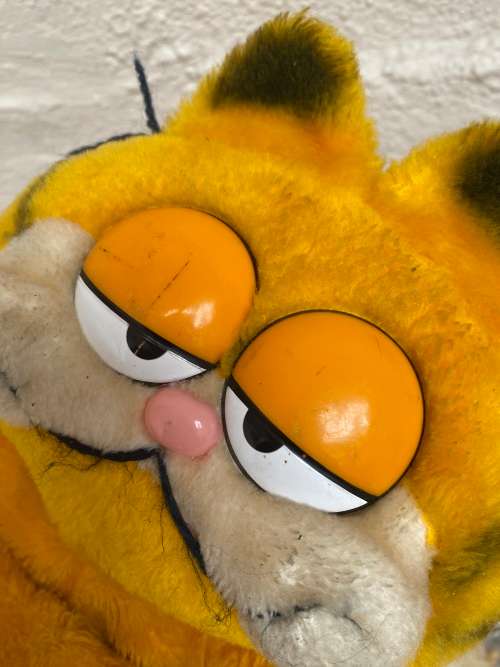 vintage Garfield puppet Plush hand puppet doll