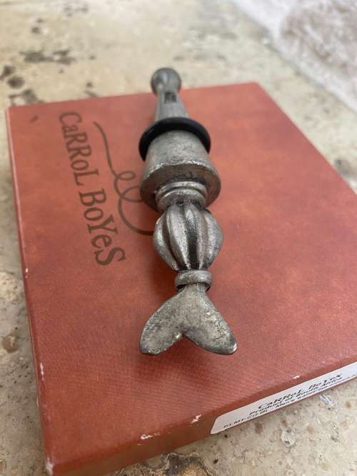 carrol boyes winestopper wine stop bottle stopper fish tail