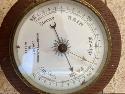 vintage Negretti and Zambra  barometer