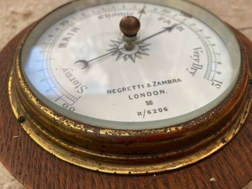 vintage Negretti and Zambra  barometer