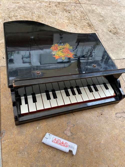 vintage wooden toy piano TLC plays fine