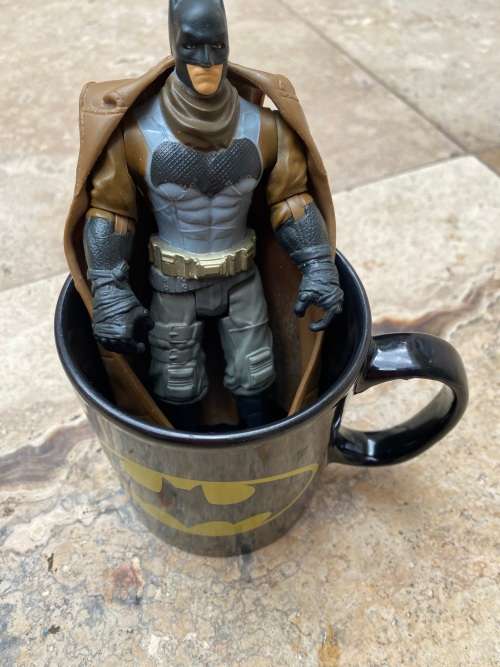 Knightmare Batman figurine / Dawn of justice with batman DC  mug cup
