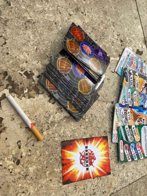 vintage bakugan trading battle brawler card lot of 36 cards
