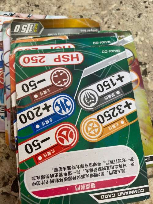 vintage bakugan trading battle brawler card lot of 36 cards