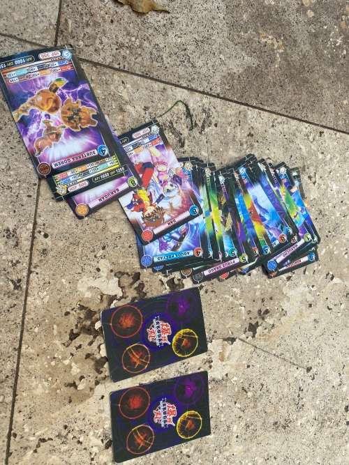 vintage lot of 30 Bakugan cards