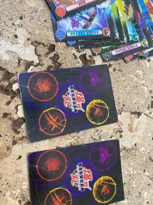 vintage lot of 30 Bakugan cards