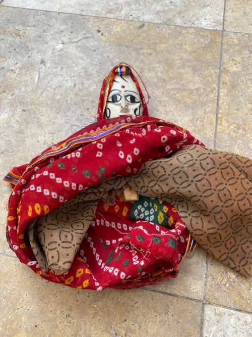 vintage Indian puppet / folk art doll Indonesia