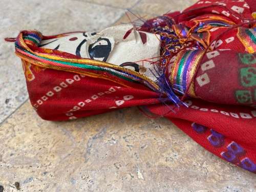 vintage Indian puppet / folk art doll Indonesia