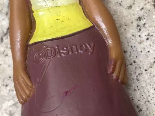 disney moana figure lot of 7 figures in vintage wood box