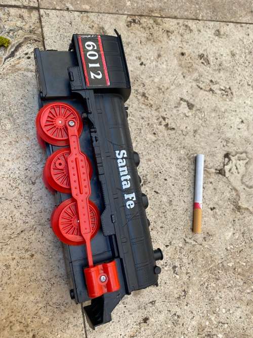 vintage  scientific toys santa fe train locomotive 6012