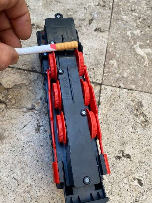 vintage  scientific toys santa fe train locomotive 6012