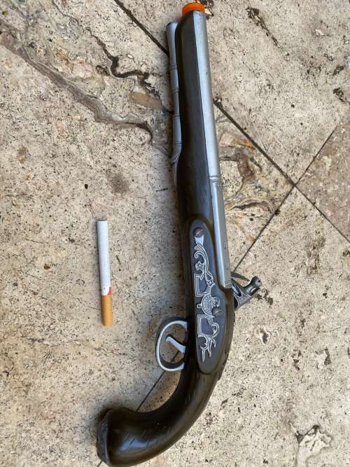 vintage RARE flintlock pirate REPLICA gun disney POTC ZIZZLE Jack sparrow  2005