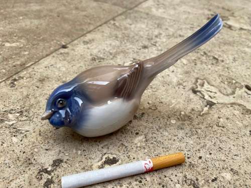 Bing & grondahl Copenhagen porcelain titmouse bird figurine numbered , marked