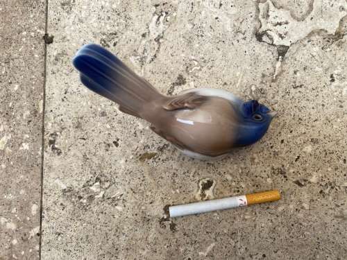 Bing & grondahl Copenhagen porcelain titmouse bird figurine numbered , marked