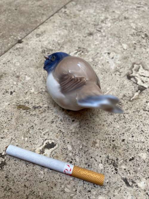 Bing & grondahl Copenhagen porcelain titmouse bird figurine numbered , marked