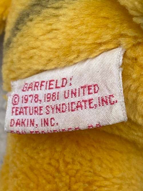 rare vintage Garfield love plush doll with pencils 1978 1981
