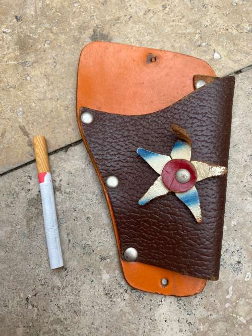 vintage toy gun holster 1950