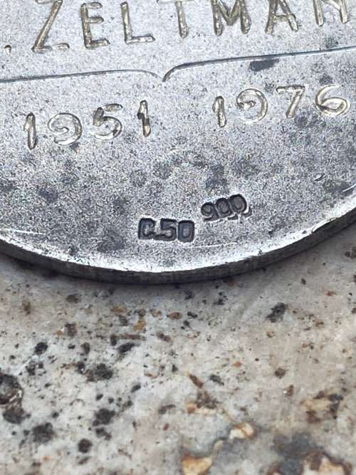 RARE Mercedes Benz Argentina Sterling silver key chain 1976
