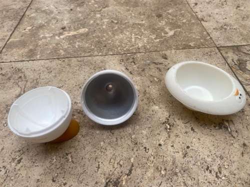 Joie microwave egg steamer with hat dish