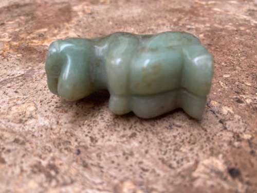 Ganesh wood hand carved Ganesha statue sculpture figure elephant god