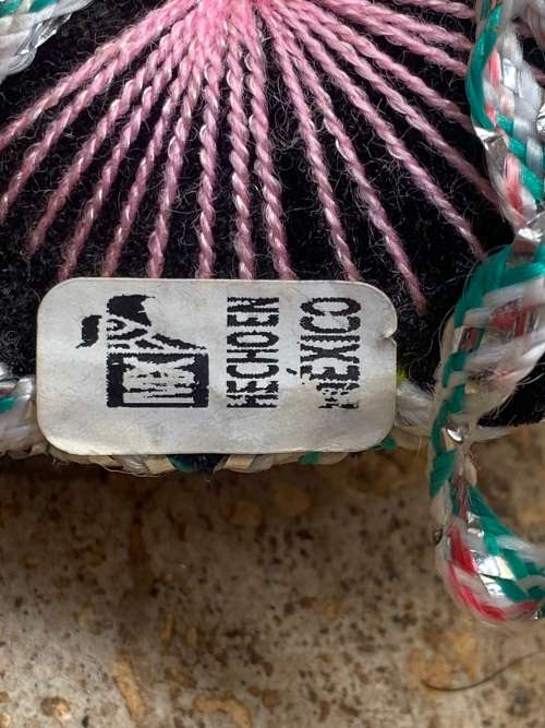 vintage Mexican coin purse and miniature sombrero Mexico