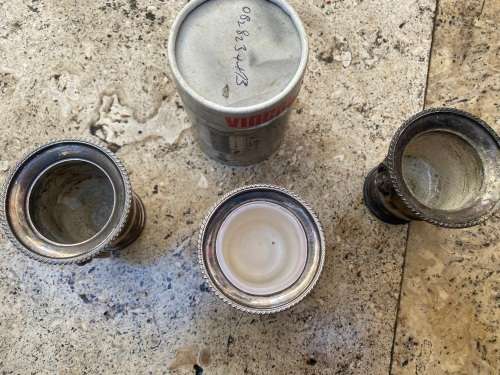 vintage viners miniature wine cooler lot of 3 for toothpicks or flowers