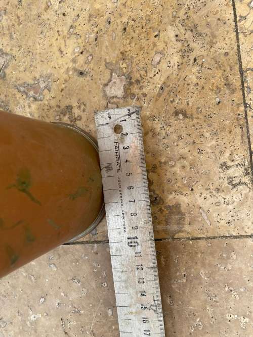 old  brass shell 1941 trench art for umbrella / walking stick