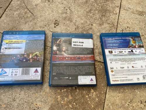 marvels avengers thor 3d harold kumar 3d christmas blu ray lot