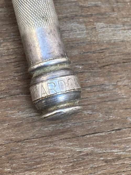vintage sheffield wardonia 3 piece razor made in UK