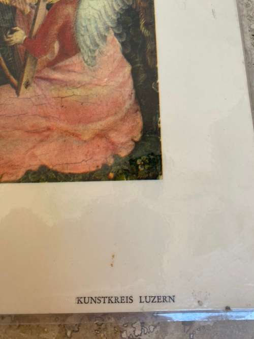 Vintage Stephan Lochner Madonna print Switzerland