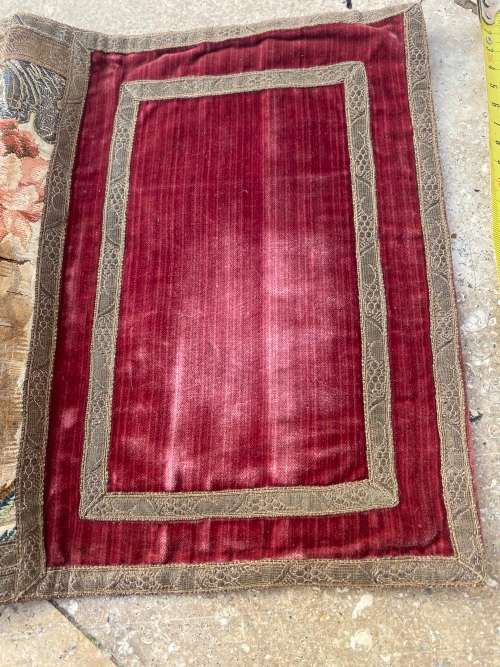 Vintage tapestry embroidered book sleeve