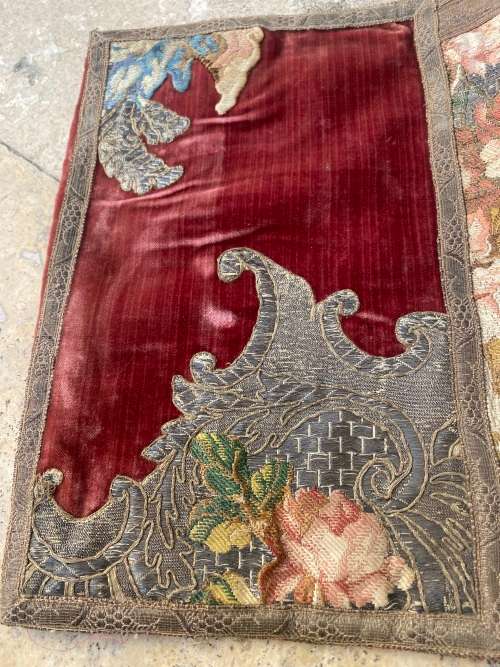 Vintage tapestry embroidered book sleeve