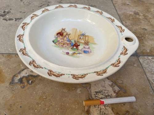 Royal Doulton Bunnykins warming plate heating plate