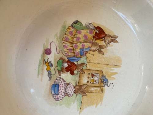 Royal Doulton Bunnykins warming plate heating plate