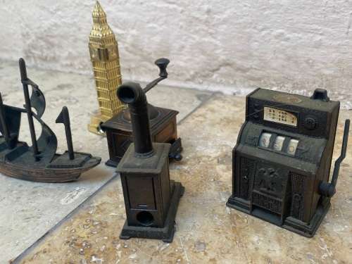 vintage die cast pencil sharpener sharpeners lot of 5