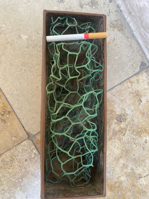 Vintage copper planter