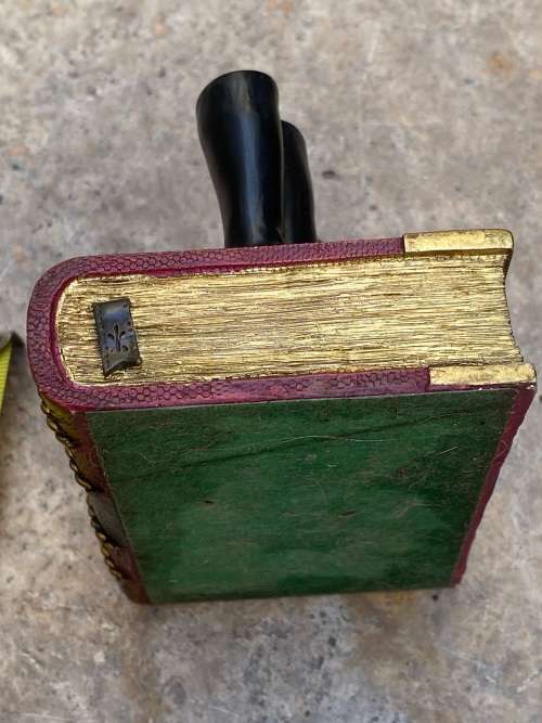 Vintage Horse rider theme book paperweight Sculptures UK equestrian journal vol 1