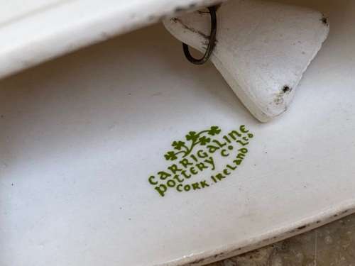 Vintage Irish shamrock bell  Carrigaline pottery Co