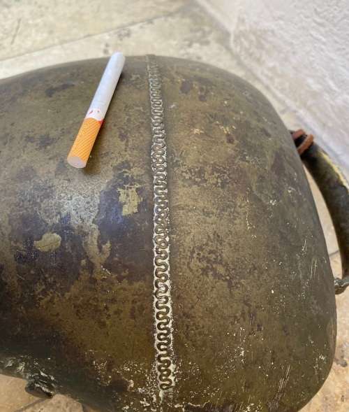 Antique extra large giant  alpine cow bell Swiss