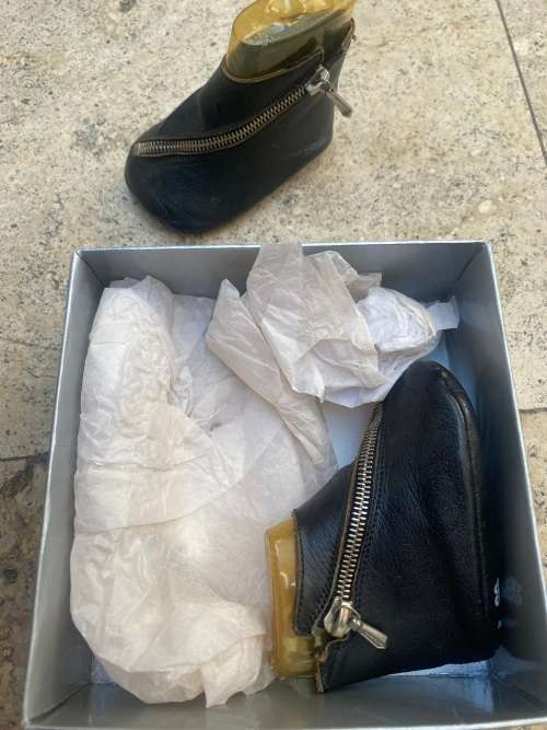Berlingot baby leather shoes for infant France