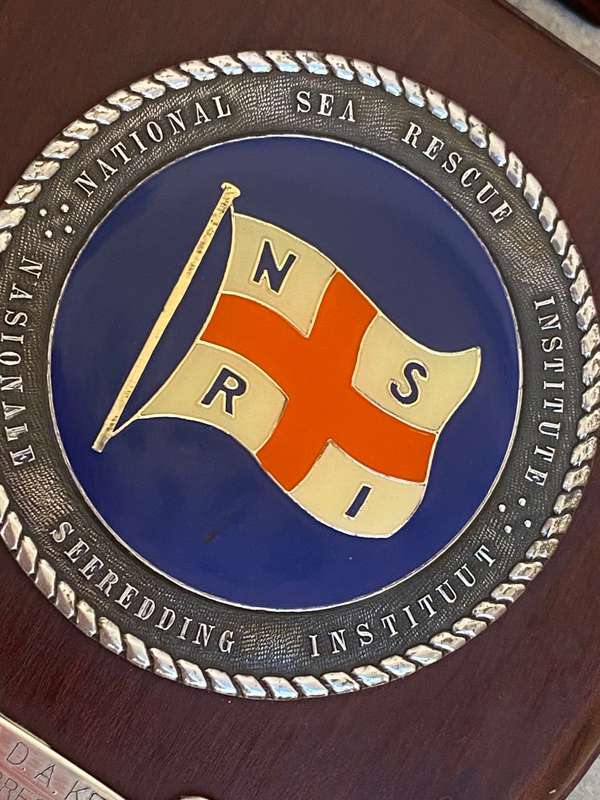 Vintage Nautical wood plaques trophy lot  NSRI RNLI  master mariners wall hangings sea rescue
