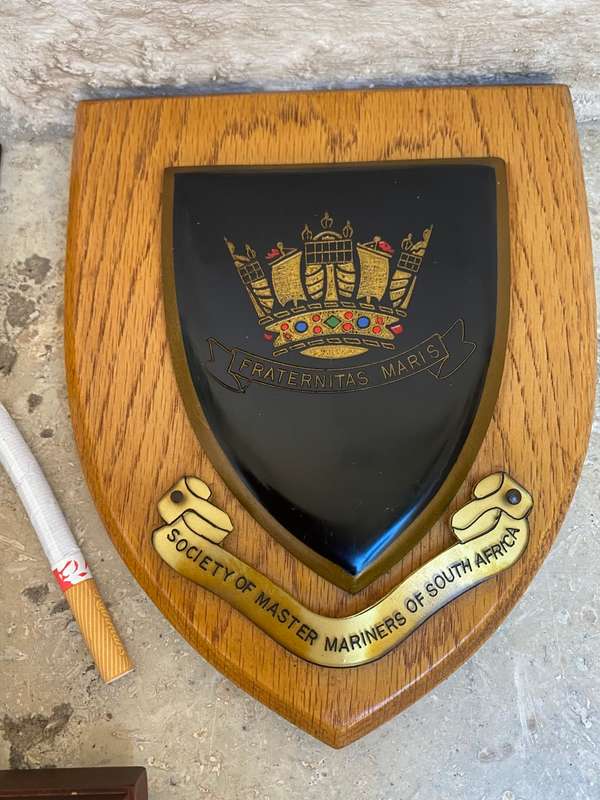 Vintage Nautical wood plaques trophy lot  NSRI RNLI  master mariners wall hangings sea rescue